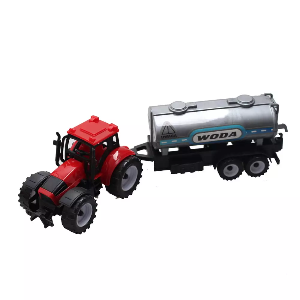 Moje ranczo. Traktor z przyczepą 31 cm, mix wzorów - Zabawki