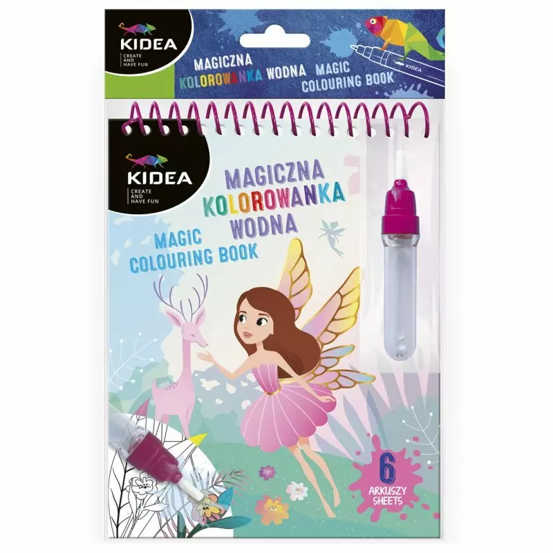 Malowanka Wodna z Pisak 165x245 Magia Kidea Pbh - Książki