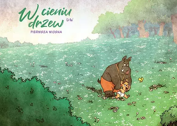 Mój pierwszy komiks 5+. W cieniu drzew. Tom 4. Pierwsza wiosna - Książki