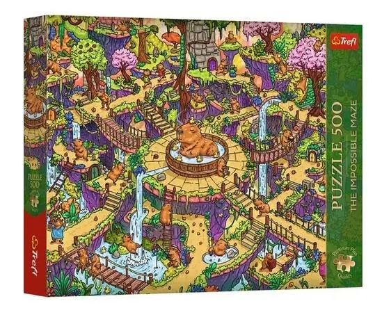 Puzzle 500 The Impossible Maze Kapibary TREFL - Puzzle