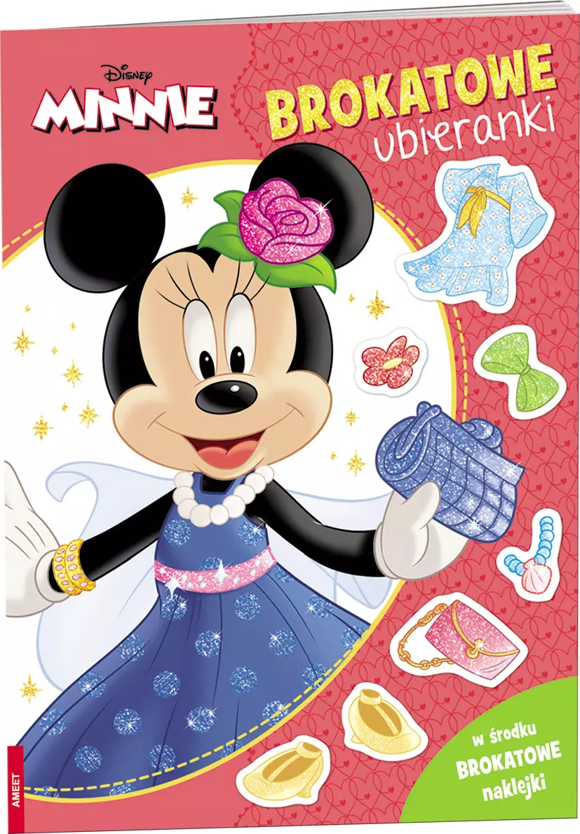 Minnie. Brokatowe ubieranki - Książki