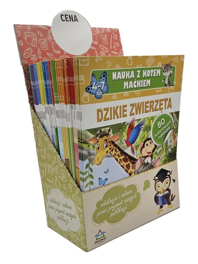 Nauka z kotem Maćkiem. Display 48szt - Książki