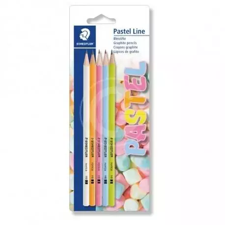 Ołówek HB pastelowe (5 sztuk) - Papiernicze i szkolne