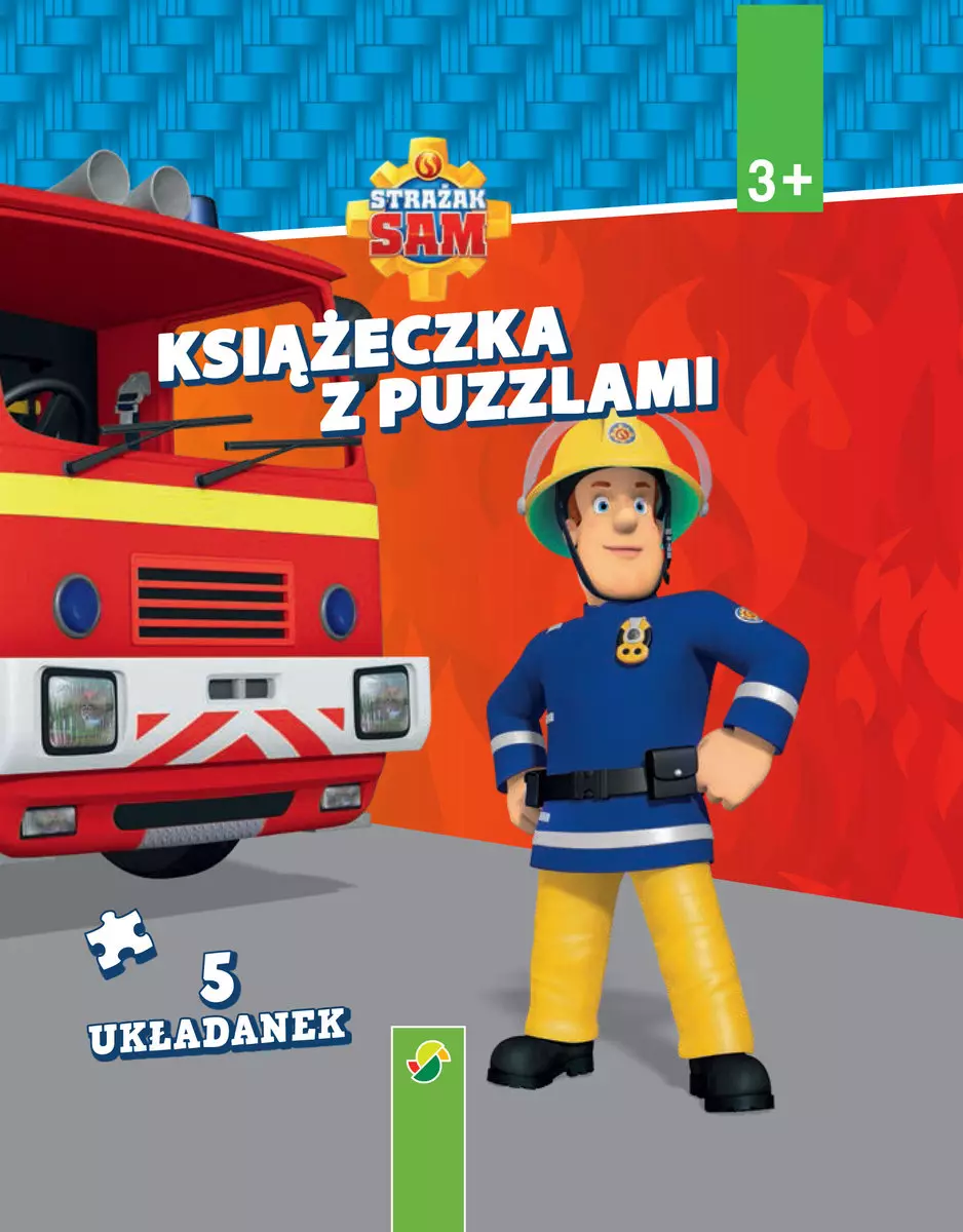 Strażak Sam. Książeczka z puzzlami - Książki