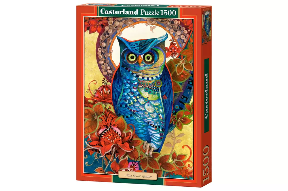 Puzzle 1500 elementów. Sowa, David Galchutt - Puzzle