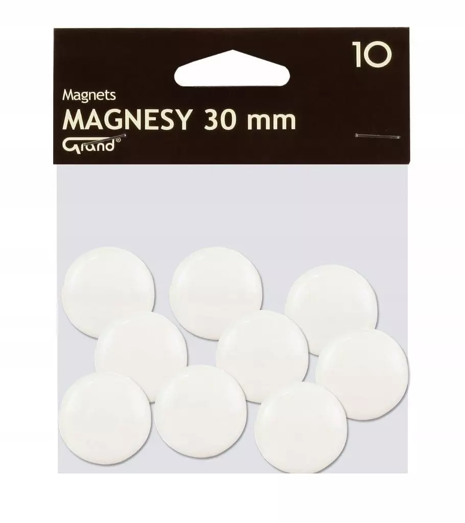 Magnes, biały (10 sztuk) - Papiernicze i szkolne