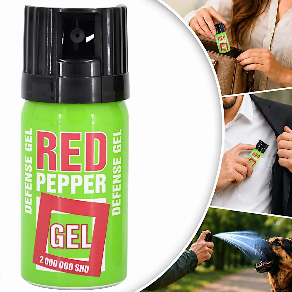 Gaz Pieprzowy Defence Green Gel 2MLN Shu Stream 40ML 10040-S Sharg - Elektronika i akcesoria