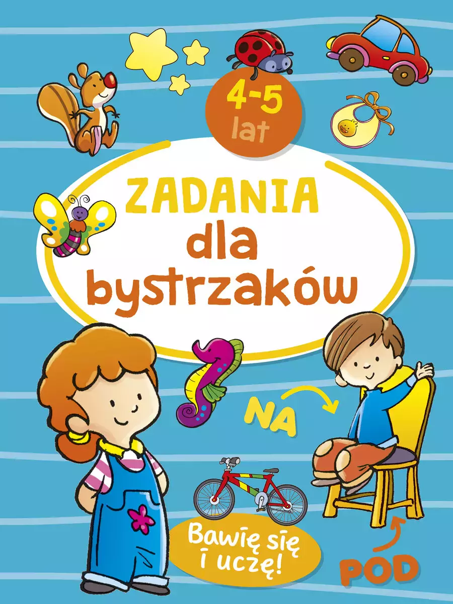 Zadania dla bystrzaków 4-5 lat - Książki