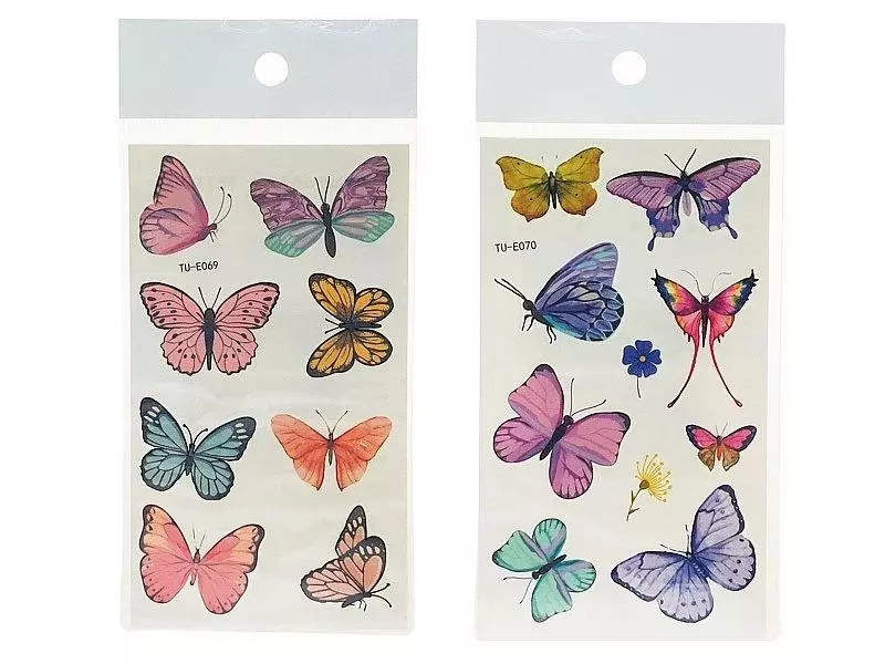 Tatuaże motyle MIX - Papiernicze i szkolne