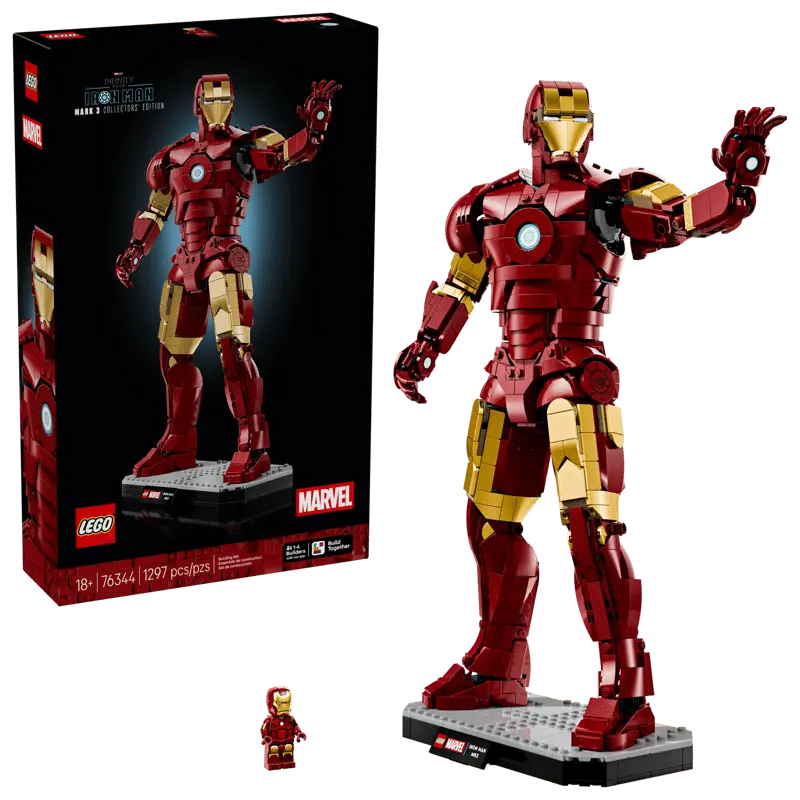 LEGO Marvel Iron Man Mark 3 - edycja kolekcjonerska 76344 - Zabawki