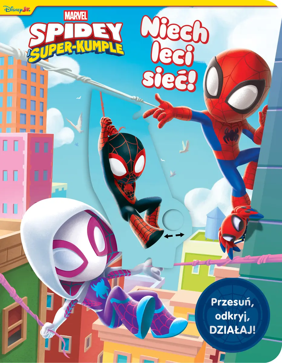 Niech leci sieć! Przesuń, odkryj, DZIAŁAJ! Marvel Spidey i Super-kumple - Książki