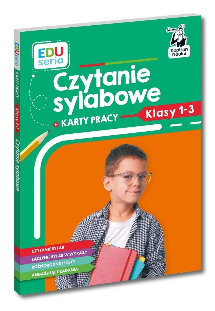 EDUseria. Karty pracy. Czytanie sylabowe kl.1-3 - Książki