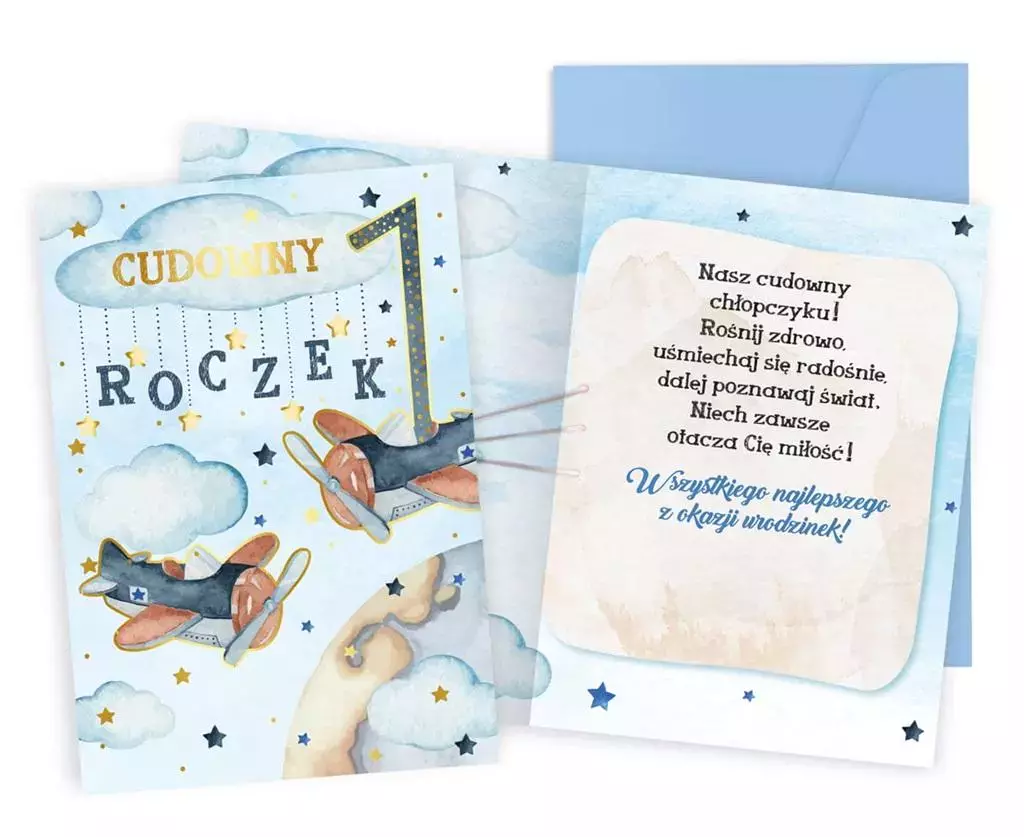 Karnet B6 PR Roczek samoloty - Papiernicze i szkolne