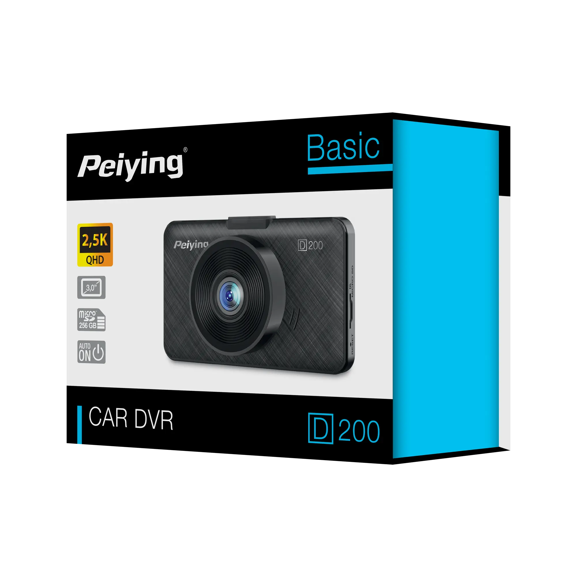 Rejestrator samochodowy Peiying Basic D200 2.5K - Elektronika i akcesoria