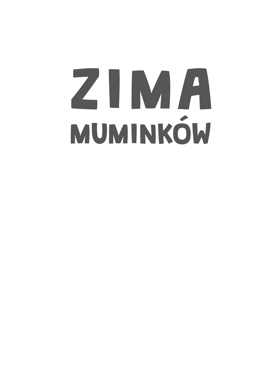 Zima Muminków - Książki