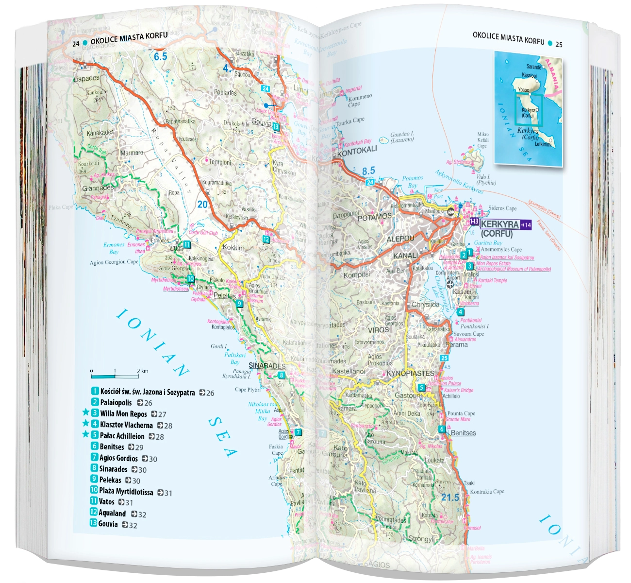 Korfu i Zakynthos. Kefalonia, Itaka, Lefkada, Paksos light. Przewodnik + mapa - Książki