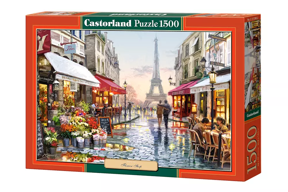 Puzzle 1500 elementów. Kwiaciarnia - Puzzle