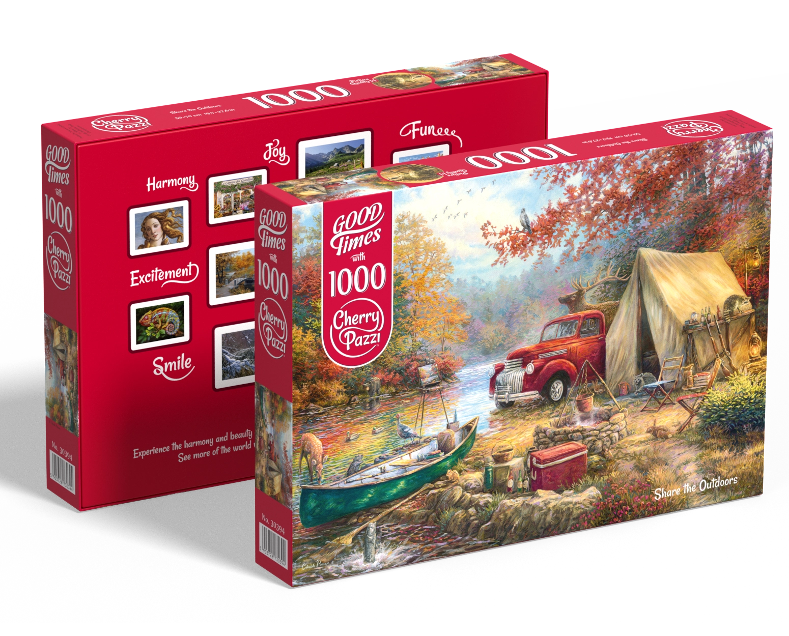 Puzzle 1000 elementów. W plenerze 30394 - Puzzle