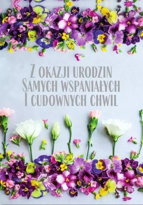 Kartka okolicznościowa Urodziny TS96 - Papiernicze i szkolne
