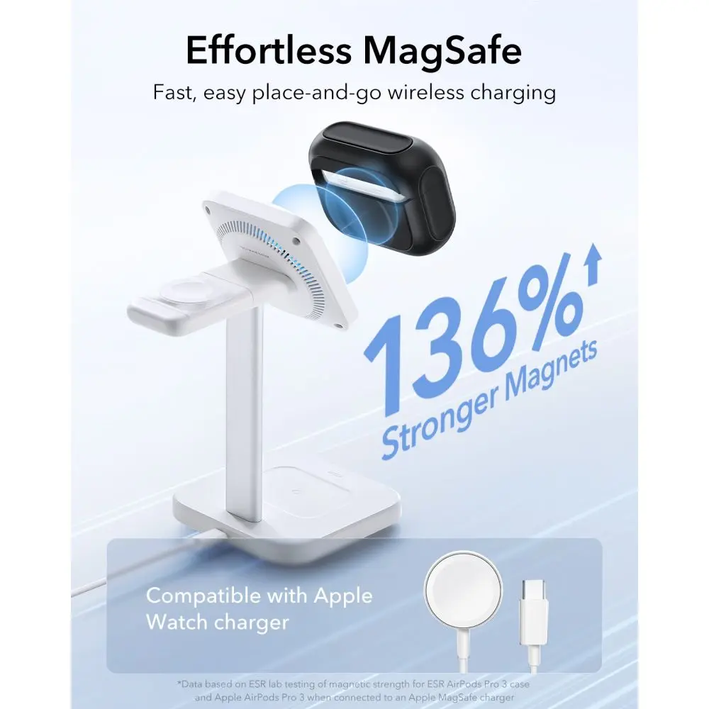 ESR Orbit Halolock MagSafe Apple AirPods Pro 3 Black - Elektronika i akcesoria