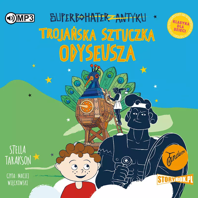 Superbohater z antyku. Tom 8. Trojańska sztuczka Odyseusza. Audiobook - Audiobooki