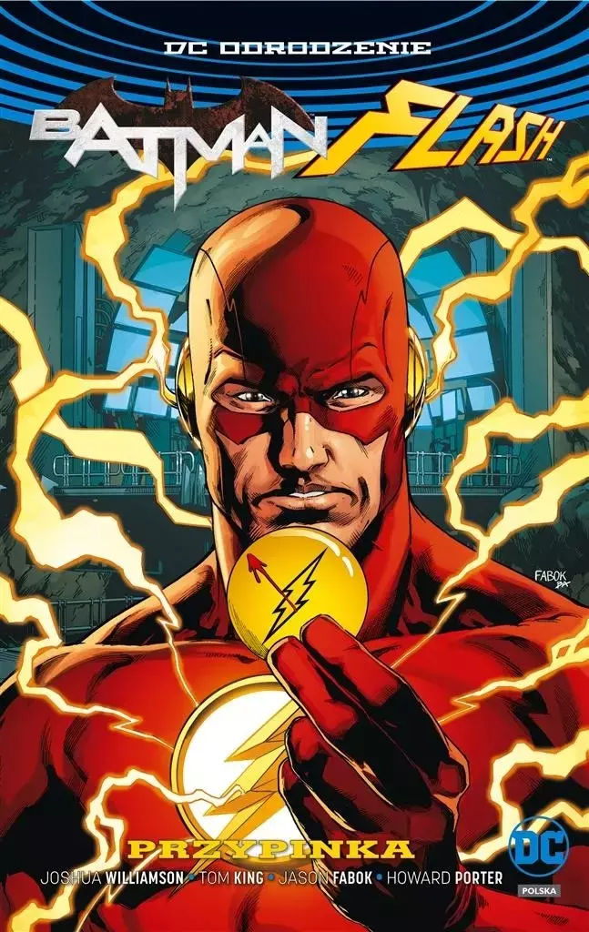 Batman. Flash. Przypinka, okładka z Flashem - Książki