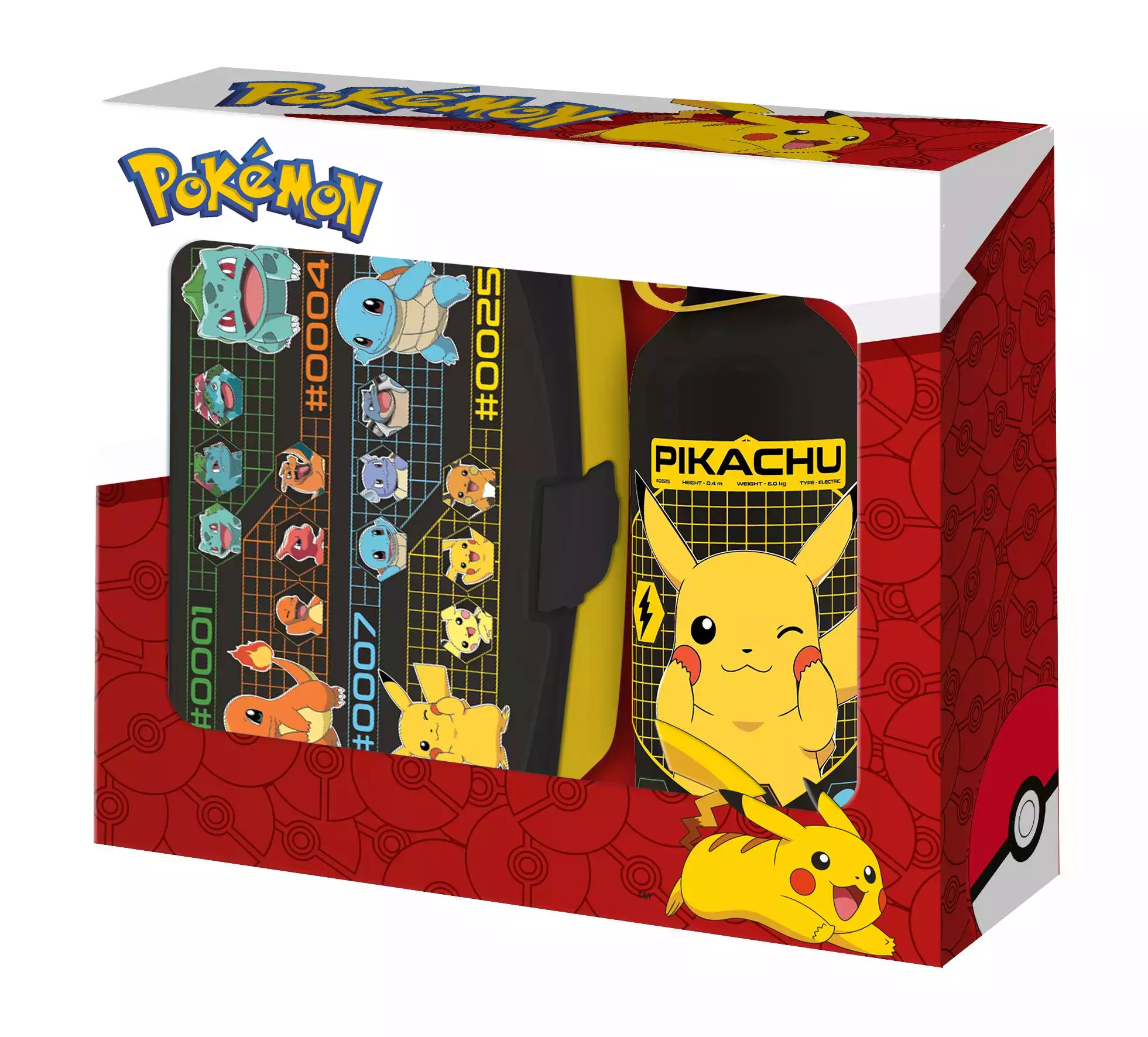 Zestaw śniadaniówka + bidon Pokemon 500ml - Papiernicze i szkolne