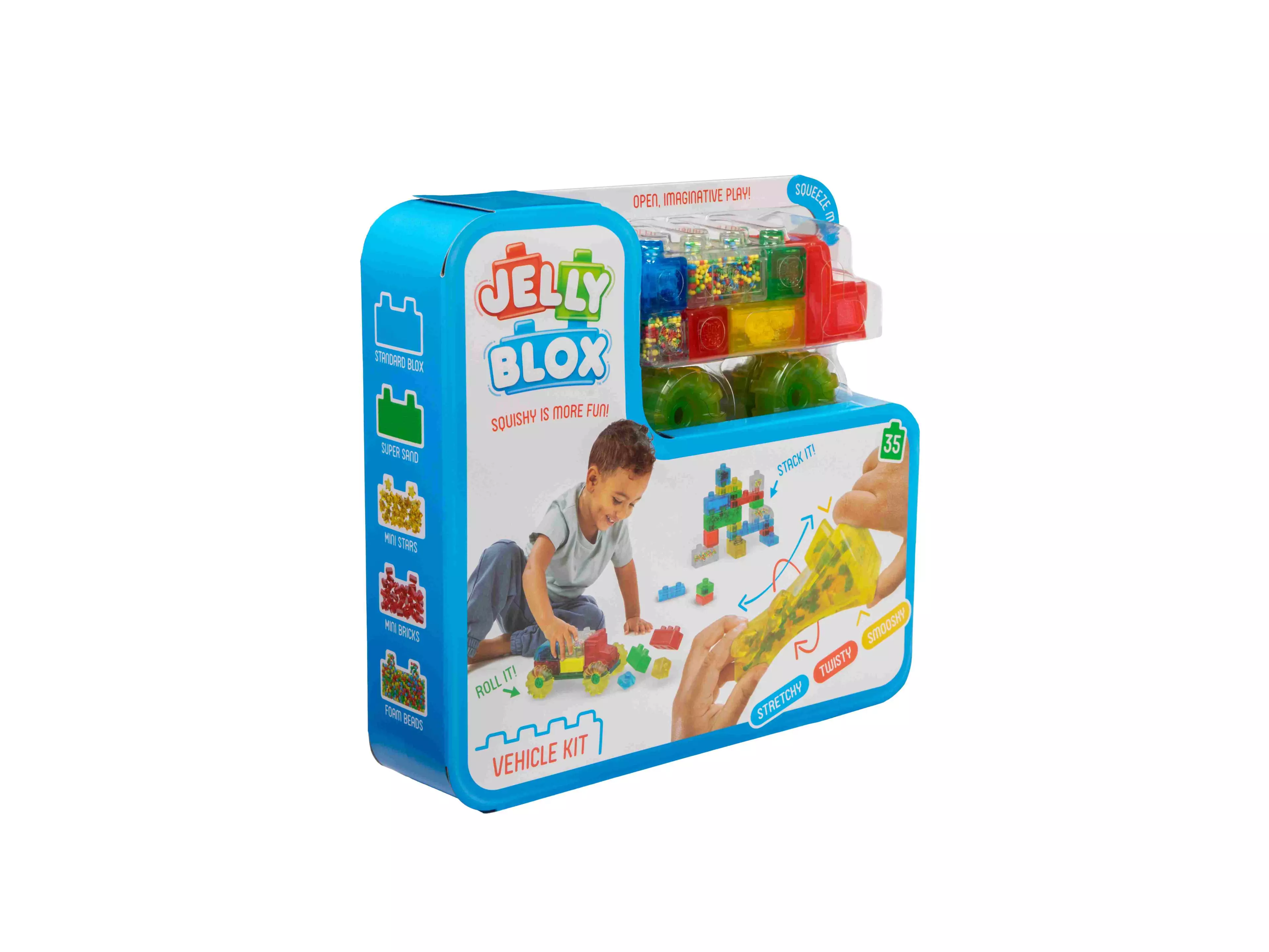 Miękkie Klocki Samochód Truck Kit Jelly Blox - Zabawki