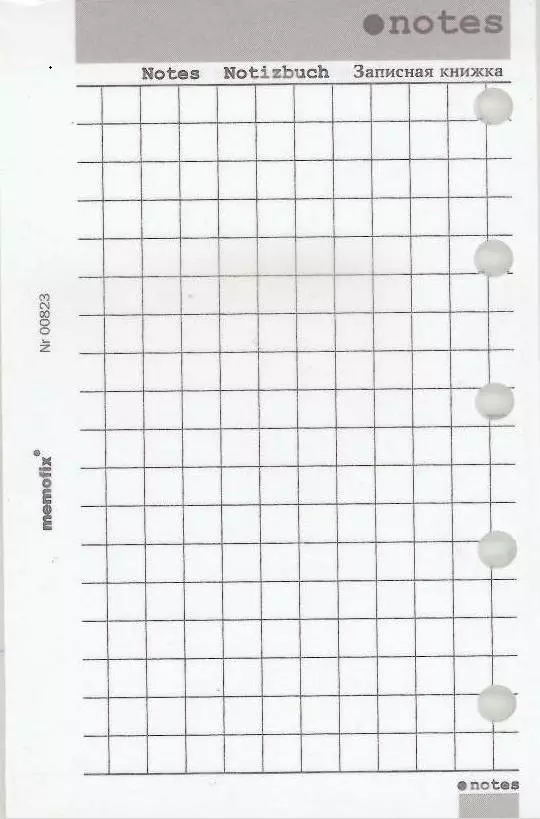 Wkład do organizera MEM/M Notes ANTRA - Papiernicze i szkolne