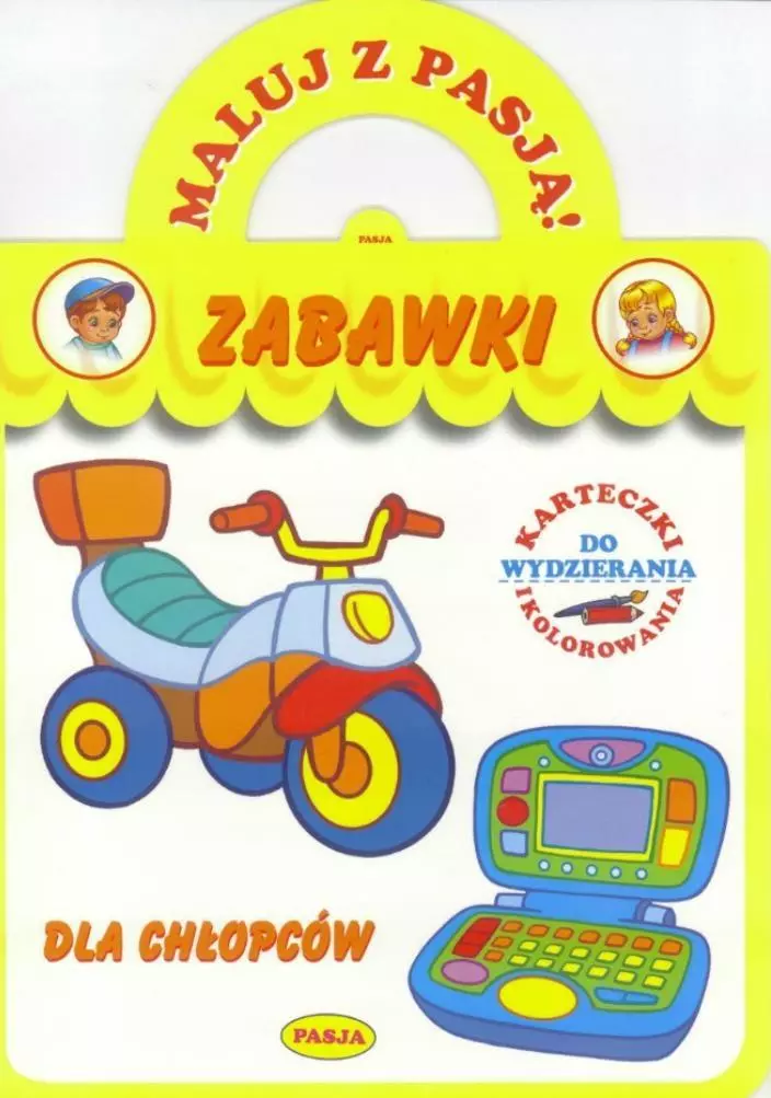 Maluj z pasją. Zabawki - Książki