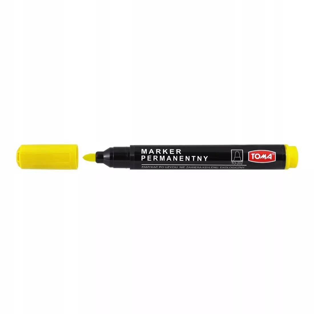 Marker permanentny żółty Toma 1 szt. - Papiernicze i szkolne