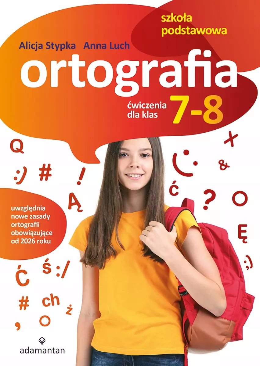 Ortografia. Ćwiczenia dla klas 7-8 szkoły podstawowej - Książki