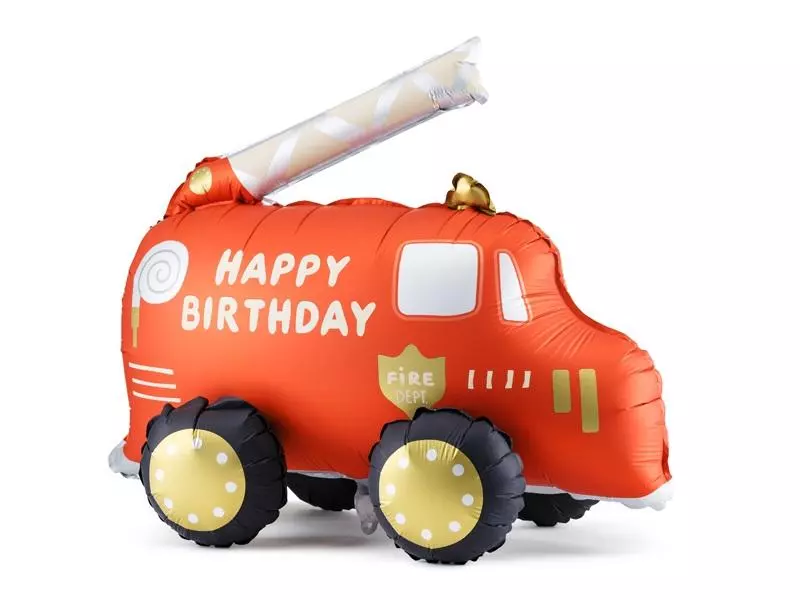 Balon foliowy wóz strażacki 67x53cm - Papiernicze i szkolne