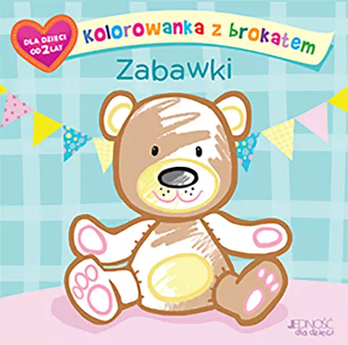 Kolorowanka z brokatem. Zabawki - Książki