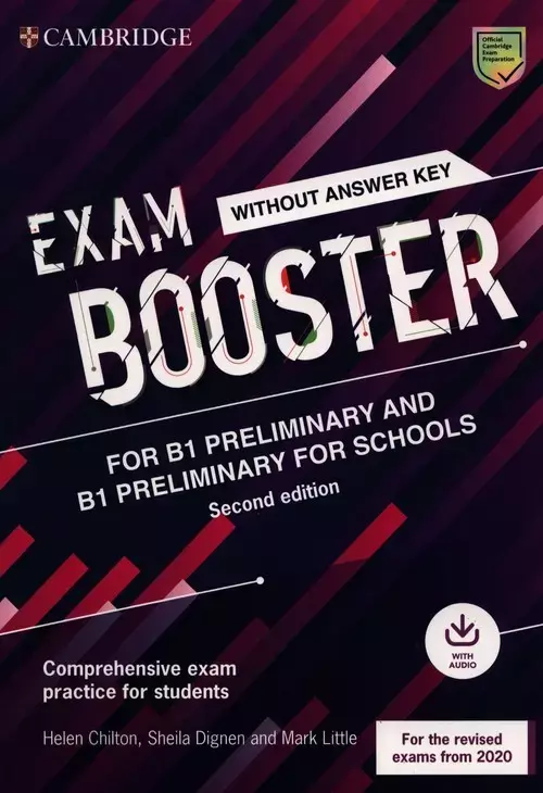 Exam Booster for B1 Preliminary and B1 Preliminary for Schools without Answer Key with Audio for the Revised 2020 Exams - Książki