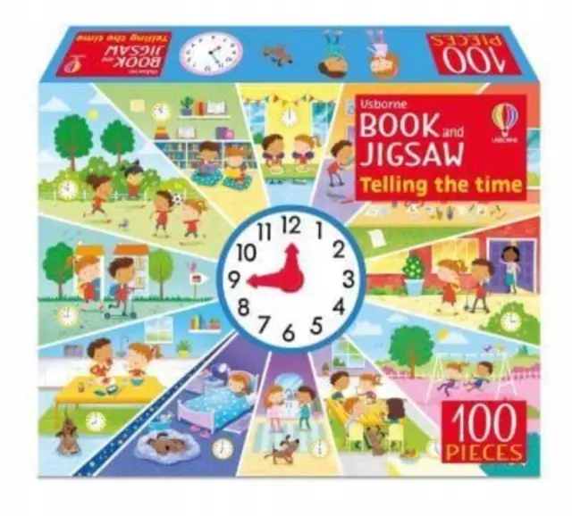 Usborne Book and Jigsaw Telling the Time - Książki