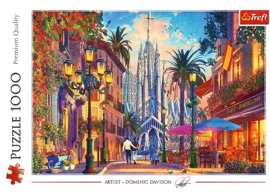 Puzzle 1000 Barcelona, Hiszpania TREFL - Puzzle