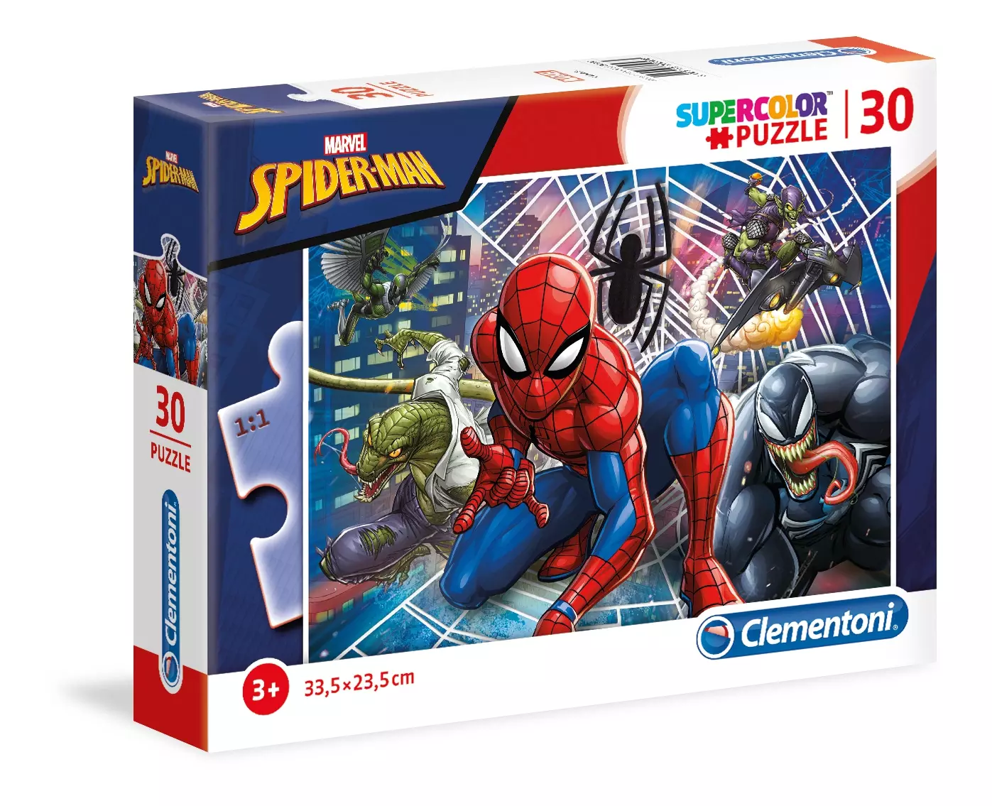 Puzzle 30 elementów. Supercolor. Spider-Man - Puzzle