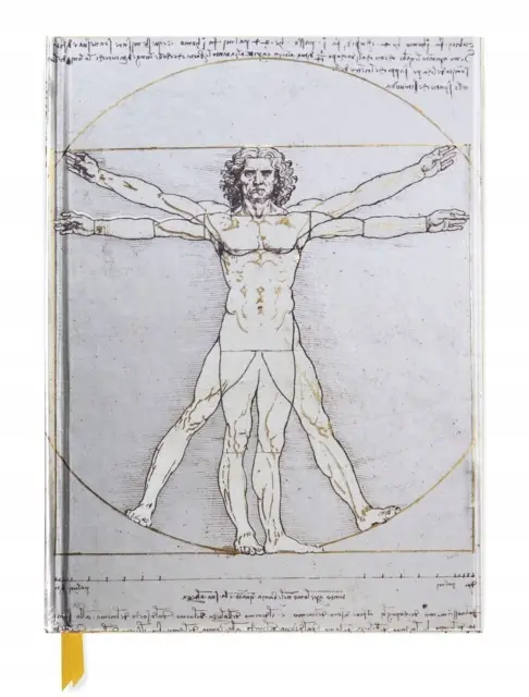 DA VINCI: VITRUVIAN MAN (BLANK SKETCH BOOK) - Książki