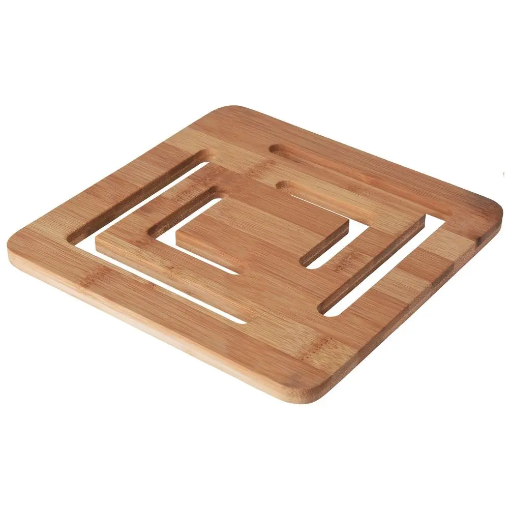 Podstawka pod garnek bambusowa 20x20 cm - Elektronika i akcesoria