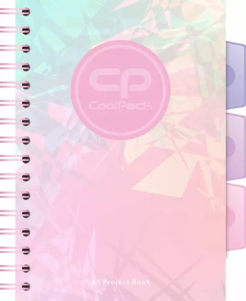 Kołozeszyt A5 PP Coolpack Tie Dye - Papiernicze i szkolne