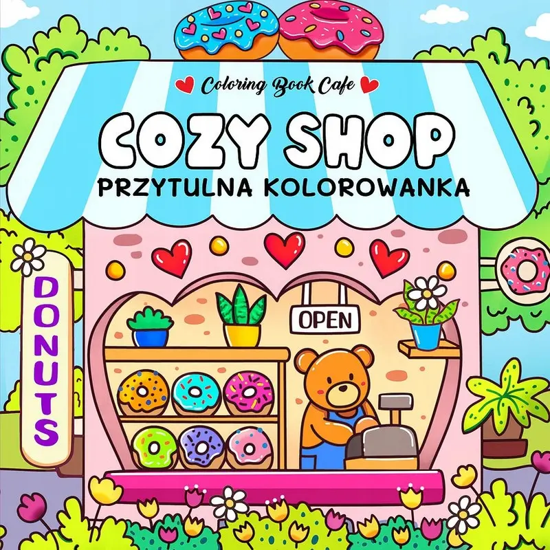 Cozy Shop. Przytulna kolorowanka - Książki