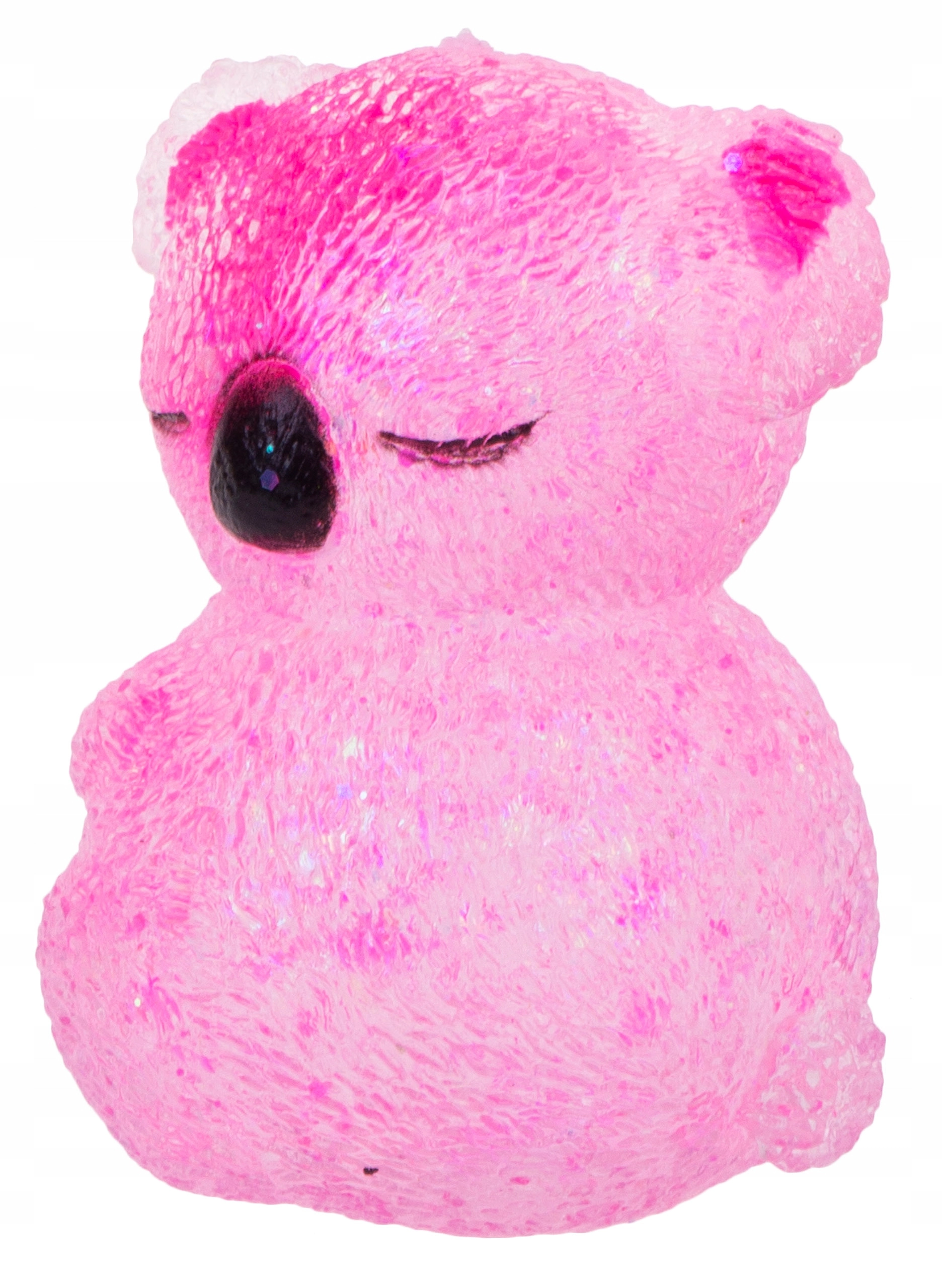 KOALA MIŚ 8 CM GNIOTEK Z BROKATEM DO ŚCISKANIA ANTYSTRESOWY - Zabawki