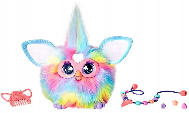 Interaktywna Maskotka FurReal FURBY TIE DYE F8900 Światło Dźwięk Angielski - Zabawki