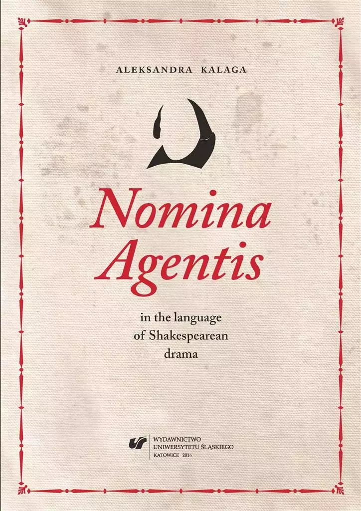 Nomina Agentis in the language of Shakespearean... - Książki