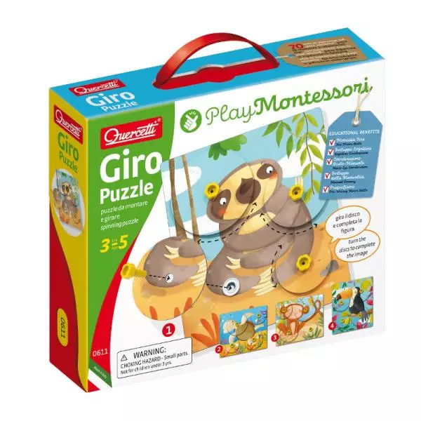 Zwierzęce puzzle Montessori - Książki