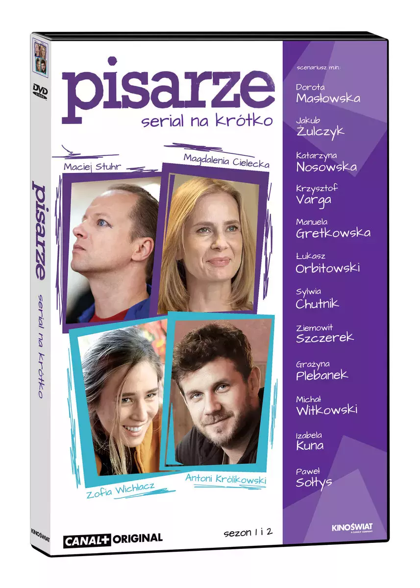 Pisarze. Serial na krótko. Sezon 1 i 2, 2 DVD - Filmy