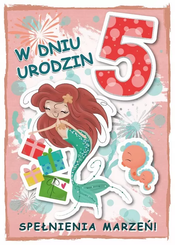 Armin Style Karnet Urodziny 5 - Papiernicze i szkolne