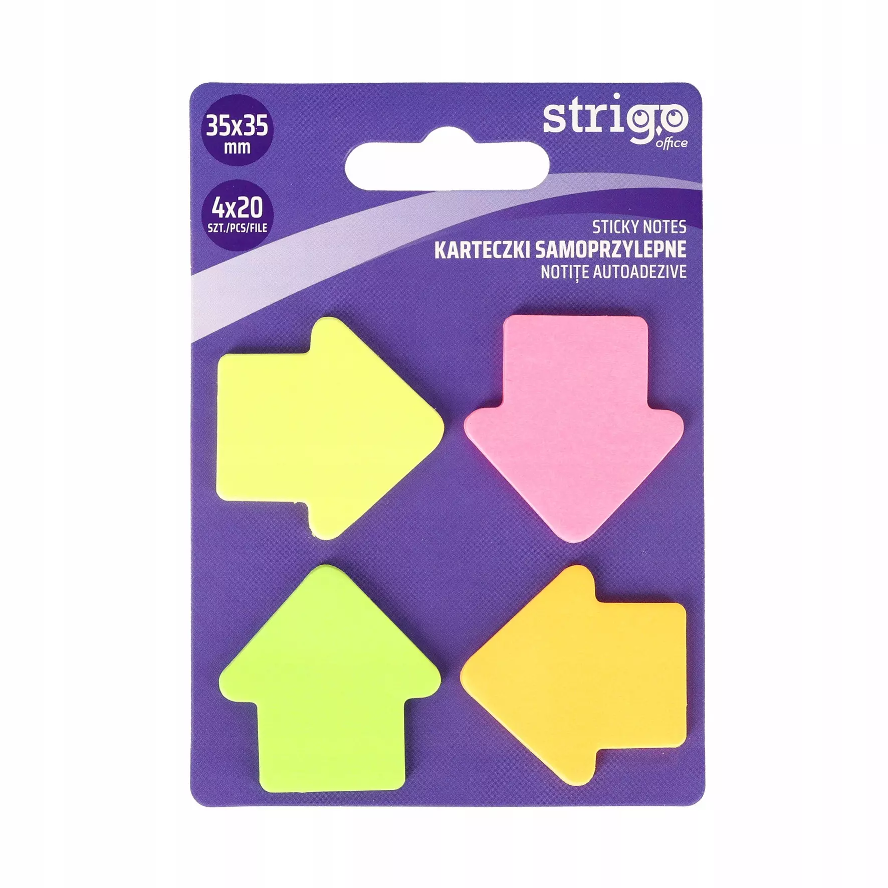 Karteczki samoprzylepne Strigo - Papiernicze i szkolne