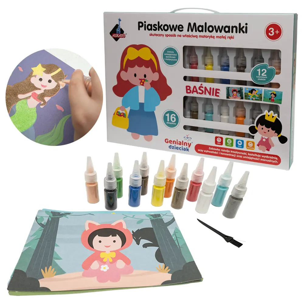 Piaskowe malowanki. Baśnie - Zabawki